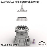 Tabletop Terrain Building Castograd Fire Control Station