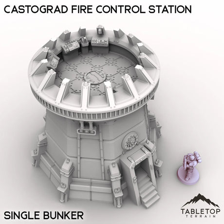 Tabletop Terrain Building Castograd Fire Control Station