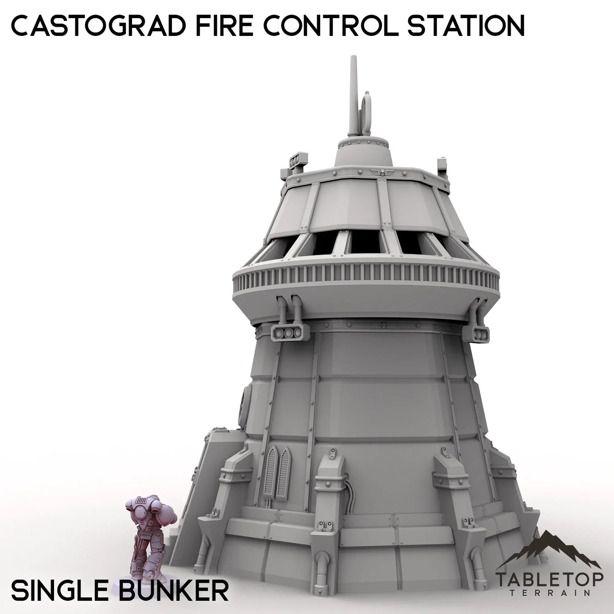 Tabletop Terrain Building Castograd Fire Control Station
