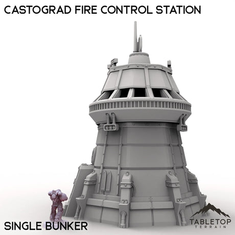 Tabletop Terrain Building Castograd Fire Control Station