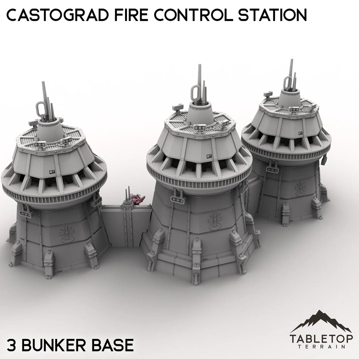Tabletop Terrain Building Castograd Fire Control Station