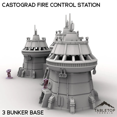 Tabletop Terrain Building Castograd Fire Control Station
