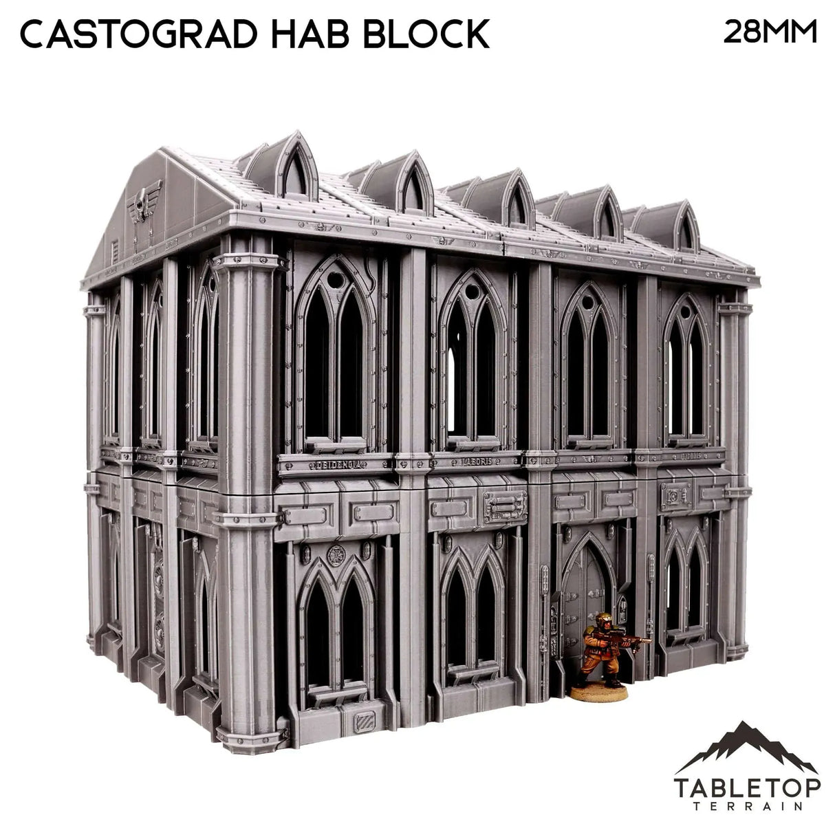 Tabletop Terrain Building Castograd Hab Block