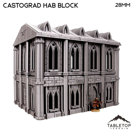 Tabletop Terrain Building Castograd Hab Block