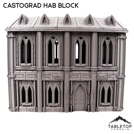 Tabletop Terrain Building Castograd Hab Block