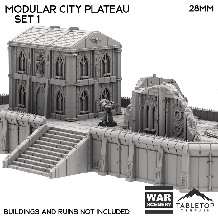 Tabletop Terrain Building Castograd Modular City Plateau
