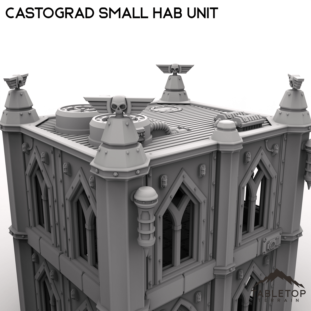 Tabletop Terrain Building Castograd Small Hab Unit
