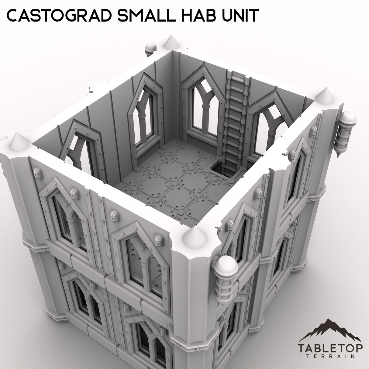 Tabletop Terrain Building Castograd Small Hab Unit