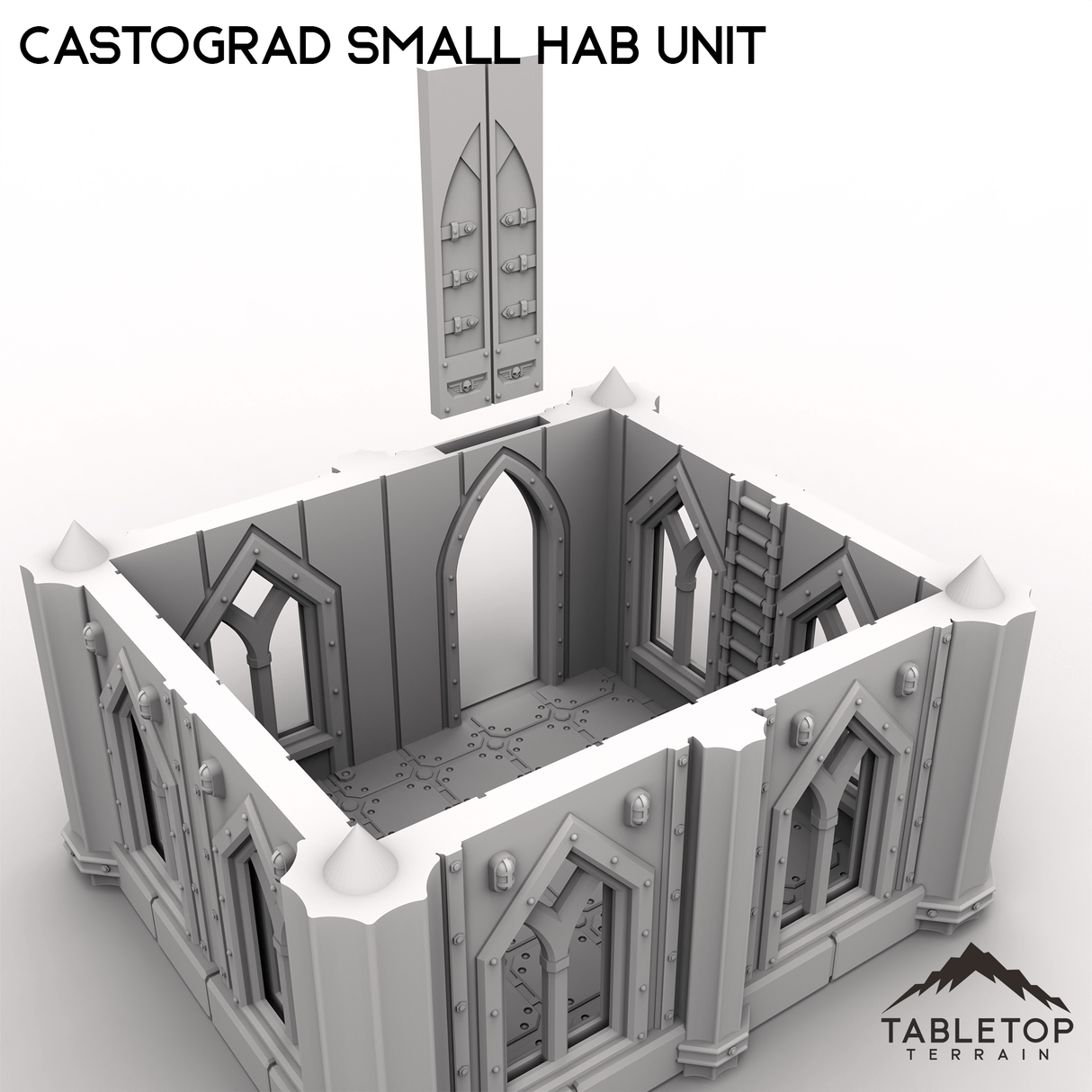 Tabletop Terrain Building Castograd Small Hab Unit