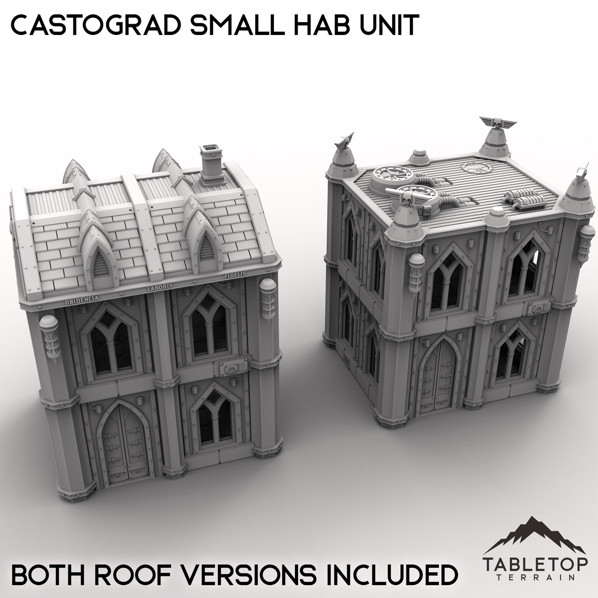 Tabletop Terrain Building Castograd Small Hab Unit