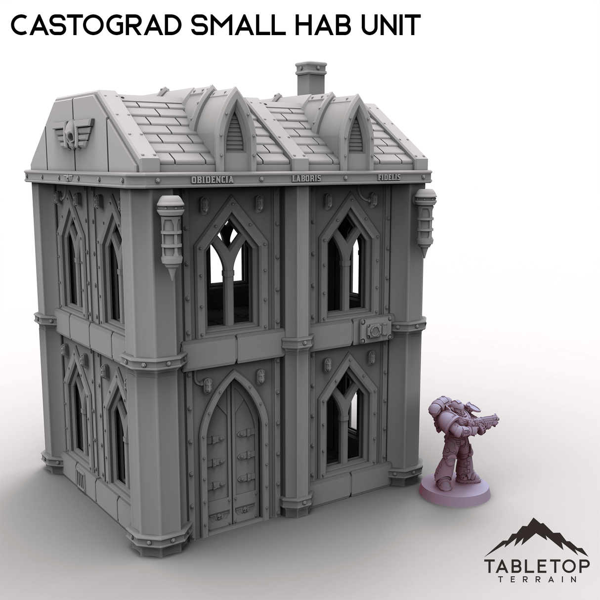 Tabletop Terrain Building Castograd Small Hab Unit
