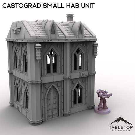 Tabletop Terrain Building Castograd Small Hab Unit