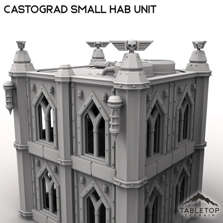 Tabletop Terrain Building Castograd Small Hab Unit
