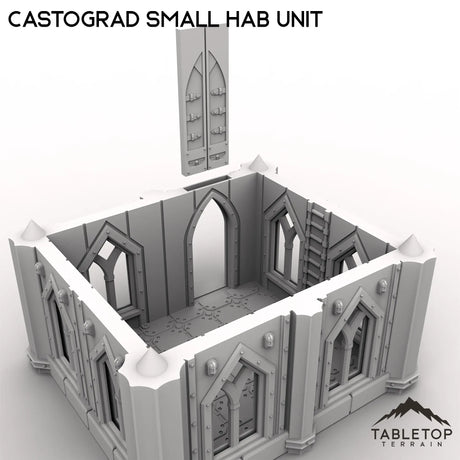 Tabletop Terrain Building Castograd Small Hab Unit