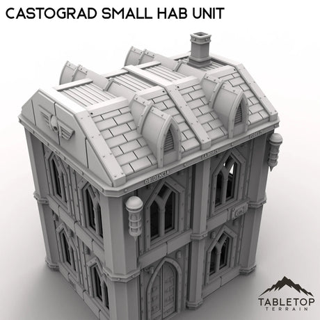 Tabletop Terrain Building Castograd Small Hab Unit