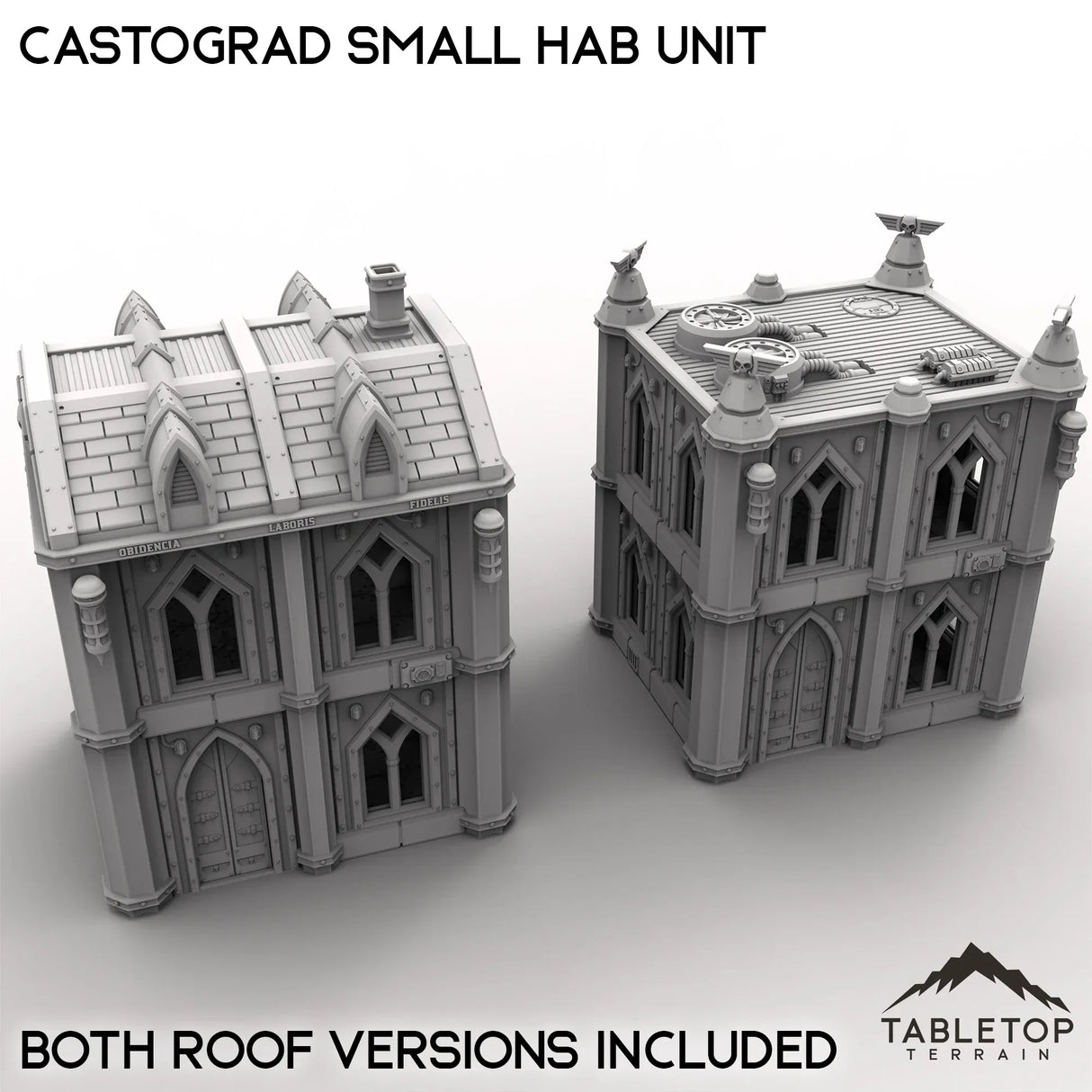 Tabletop Terrain Building Castograd Small Hab Unit