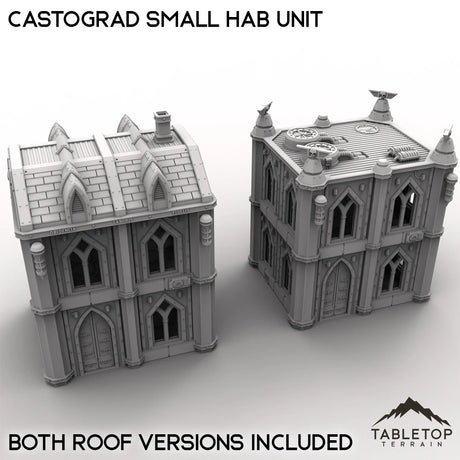 Tabletop Terrain Building Castograd Small Hab Unit