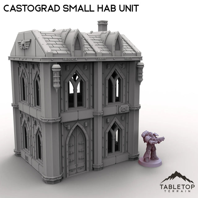 Tabletop Terrain Building Castograd Small Hab Unit