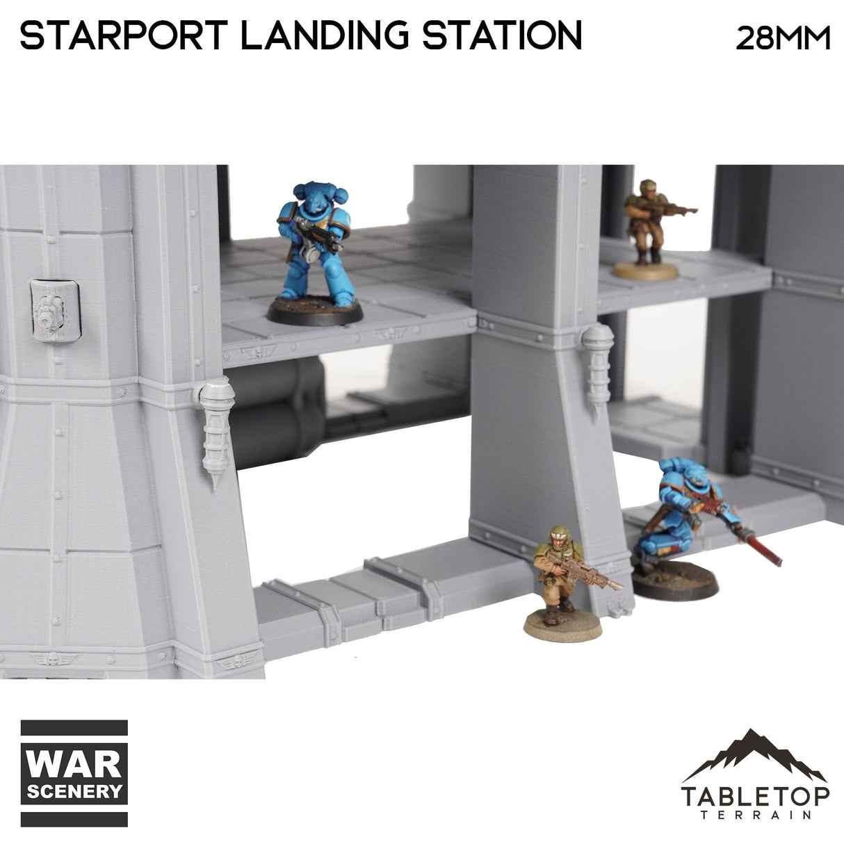 Tabletop Terrain Building Castograd Starport Landing Station