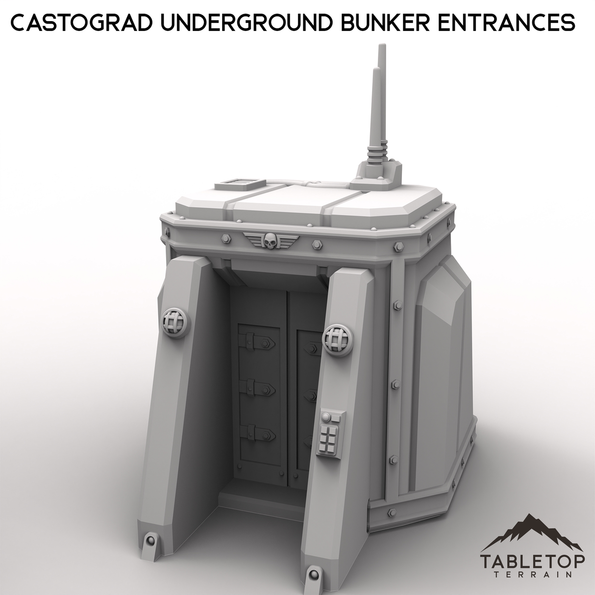 Tabletop Terrain Building Castograd Underground Bunker Entrances