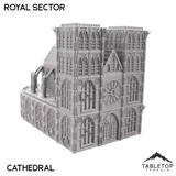 Tabletop Terrain Building Cathedral Royal Sector 8mm Scale Building Pack