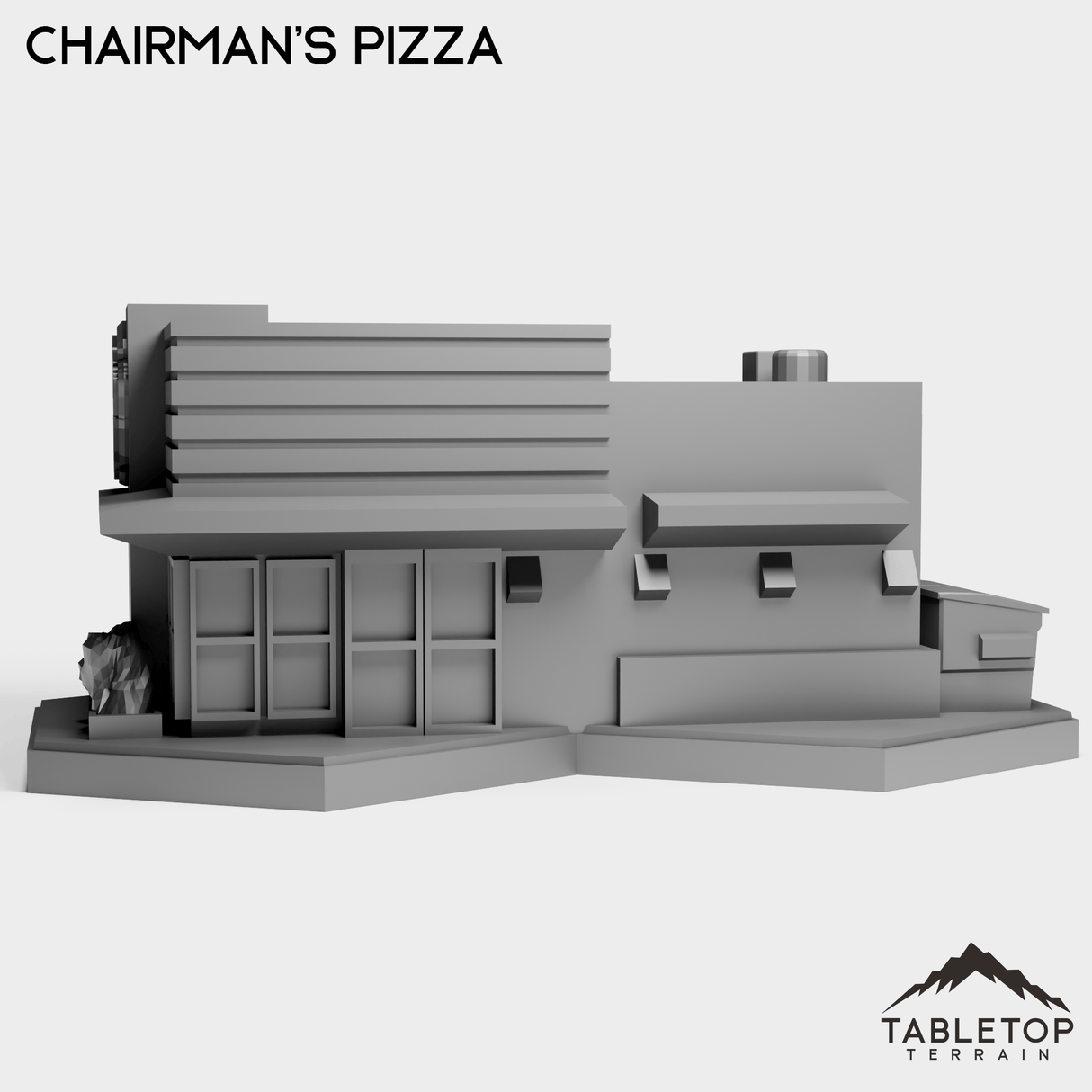 Tabletop Terrain Building Chairman's Pizza