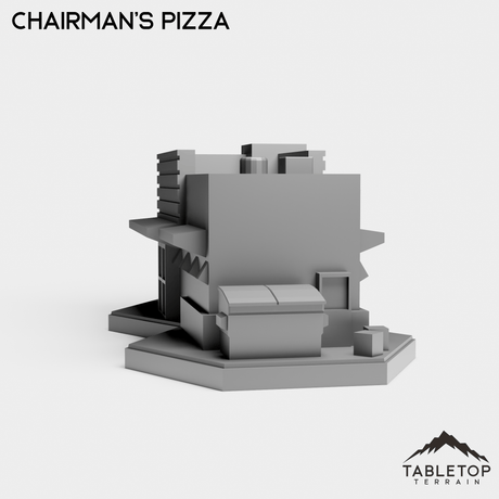 Tabletop Terrain Building Chairman's Pizza