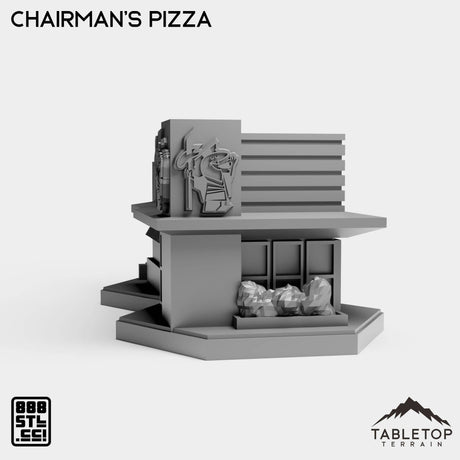 Tabletop Terrain Building Chairman's Pizza