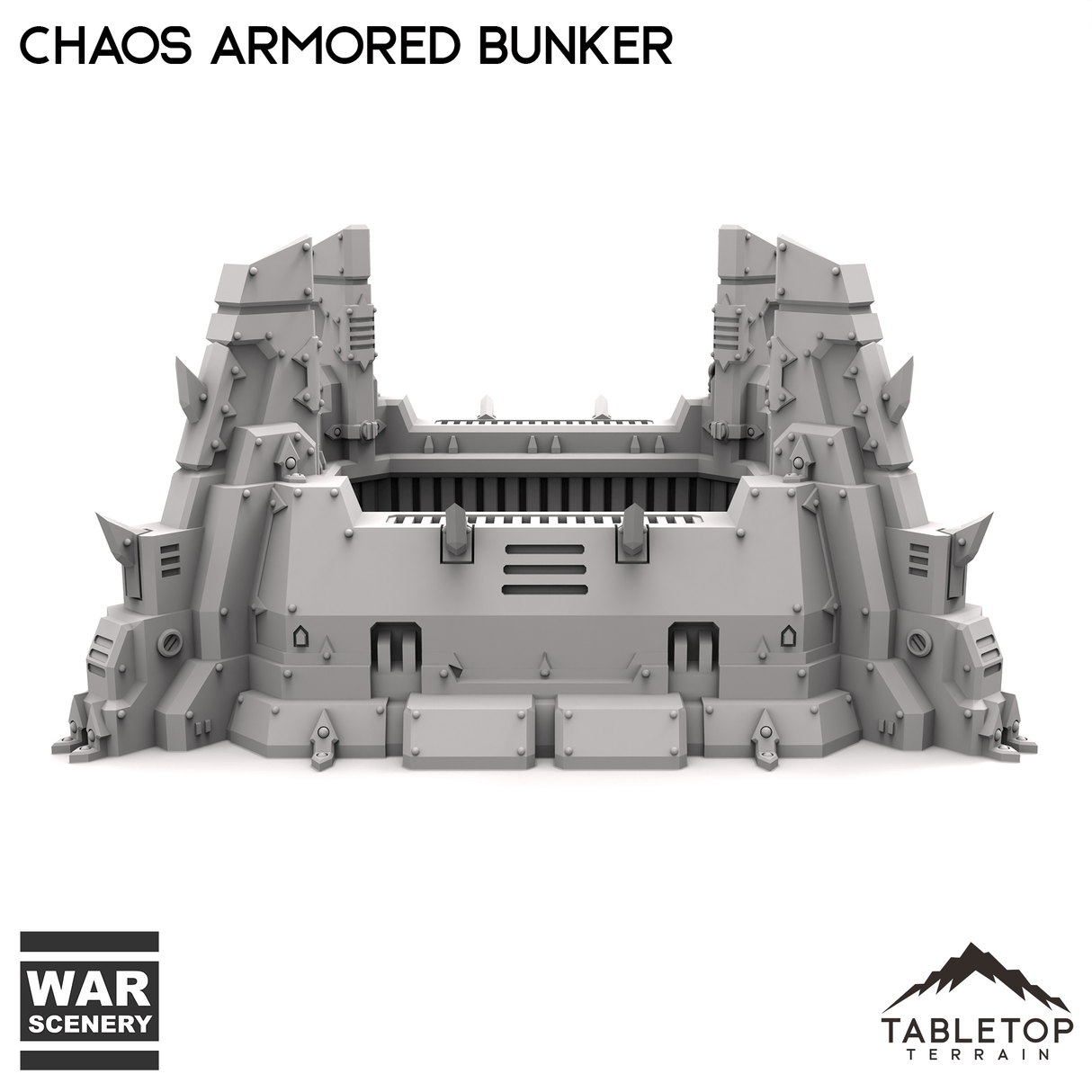 Tabletop Terrain Building Chaos Armored Bunker