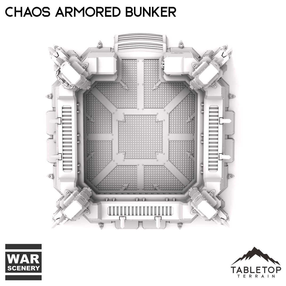 Tabletop Terrain Building Chaos Armored Bunker