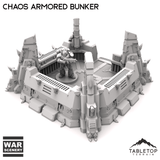 Tabletop Terrain Building Chaos Armored Bunker