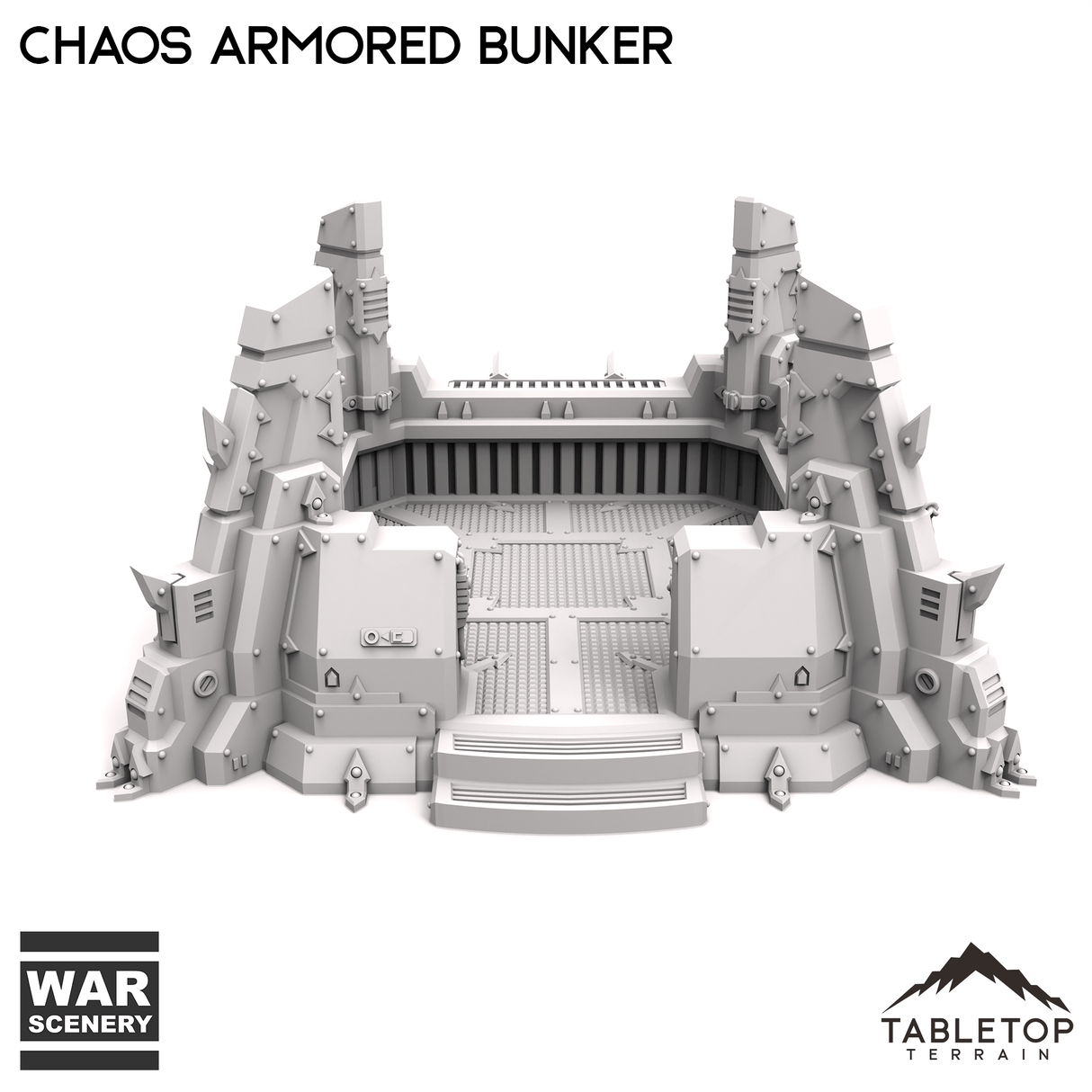 Tabletop Terrain Building Chaos Armored Bunker