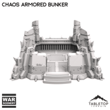 Tabletop Terrain Building Chaos Armored Bunker