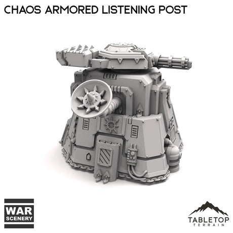 Tabletop Terrain Building Chaos Armored Listening Post