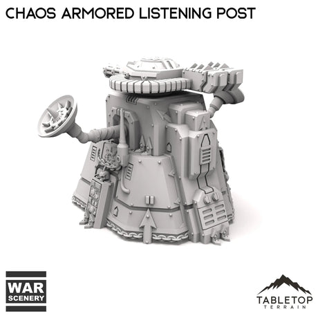 Tabletop Terrain Building Chaos Armored Listening Post