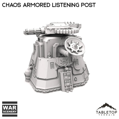 Tabletop Terrain Building Chaos Armored Listening Post