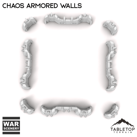 Tabletop Terrain Building Chaos Armored Walls