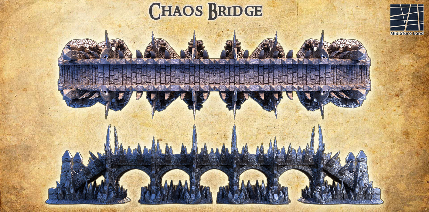 Tabletop Terrain Building Chaos Bridge