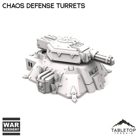 Tabletop Terrain Building Chaos Defense Turrets