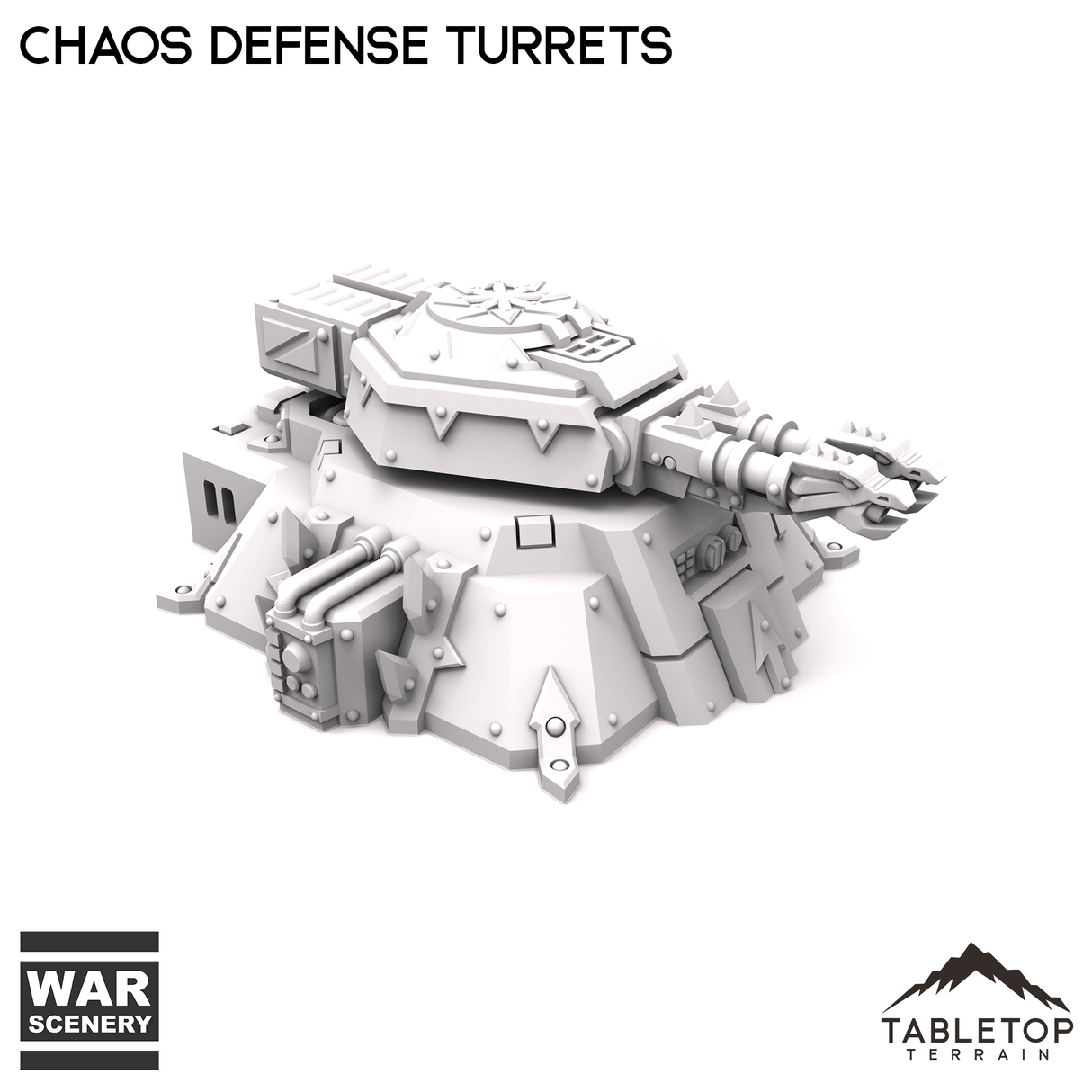 Tabletop Terrain Building Chaos Defense Turrets