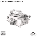 Tabletop Terrain Building Chaos Defense Turrets