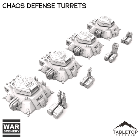 Tabletop Terrain Building Chaos Defense Turrets