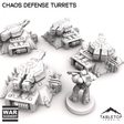 Tabletop Terrain Building Chaos Defense Turrets