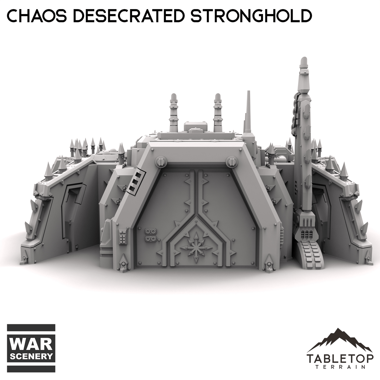 Tabletop Terrain Building Chaos Desecrated Stronghold