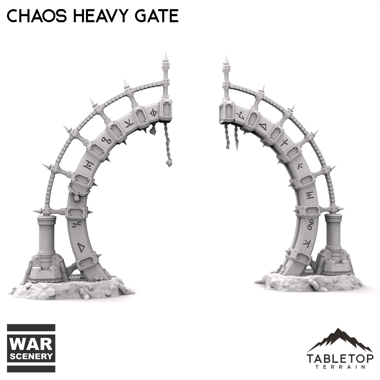 Tabletop Terrain Building Chaos Heavy Gate