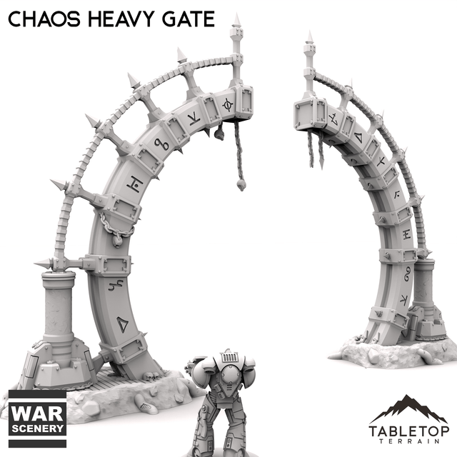 Tabletop Terrain Building Chaos Heavy Gate