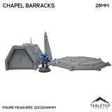 Tabletop Terrain Building Chapel Barracks - Chapters Headquarter