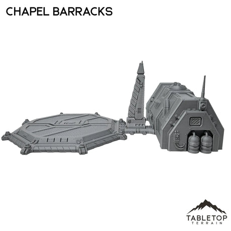 Tabletop Terrain Building Chapel Barracks - Chapters Headquarter