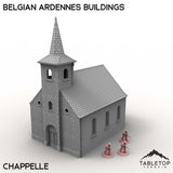 Tabletop Terrain Building Chappelle / 32mm Belgian Ardennes Buildings