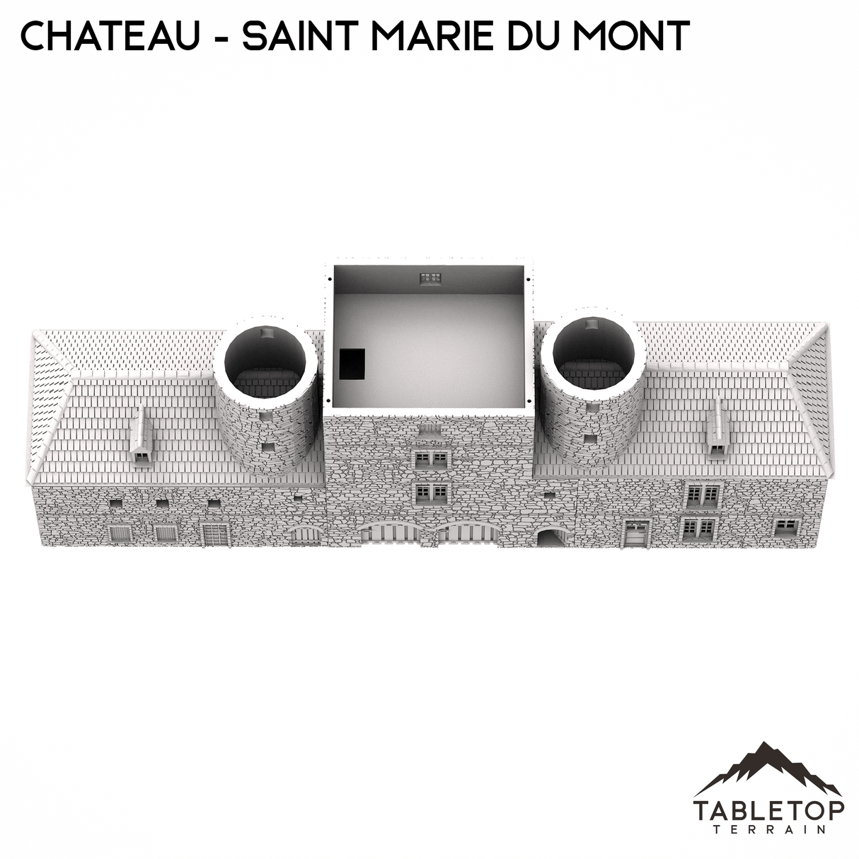 Tabletop Terrain Building Chateau - Saint Marie du Mont